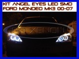 KIT INELE ANGEL EYE EYES CU LED SMD - FORD MONDEO MK3 2000-2007, Universal, ZDM