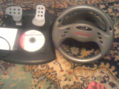 Volan (speed wheel 3 vibration)-pedale compatibile + CD original foto