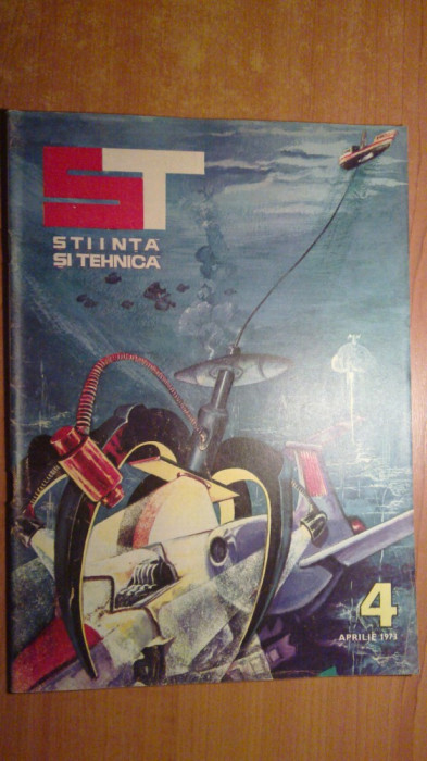 revista stiinta si tehnica aprilie 1973