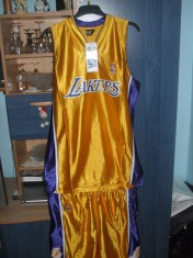 Compleu LAKERS NBA baschet basket hip hop L-XL-XXL foto