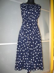 ROCHIE VOAL BLEUMARIN BULINE ALBE CU BOLERO INCLUS foto