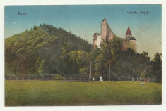 BRAN : CASTELUL REGAL - circulata 1926,timbre foto