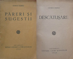 George Murnu , Pareri si sugestii , Descatusare , 1928 , editia 1 , aromani foto