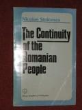 The continuity of the romanian people - Nicolae Stoicescu