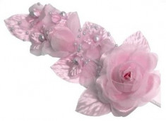 Floare par/ corsaj - nunta (roz) foto