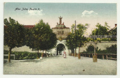 ALBA IULIA : POARTA II - circulata 1926,timbre foto