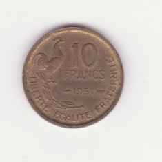 Moneda Franta - 10 Francs 1951