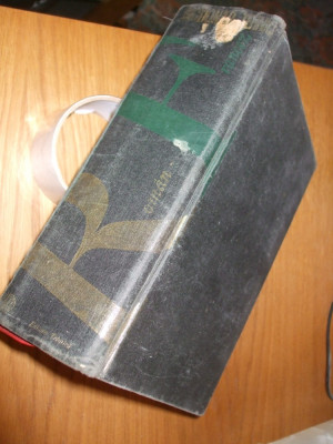 DICTIONAR TEHNIC ROMAN - FRANCEZ - 1973, 1366 p.; tiraj 3000 ex. foto