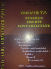 Revista Finante Credit Contabilitate Februarie 2001 foto