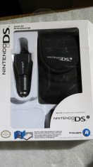 CS54 Starter Kit Pt. Nintendo DS compus din husa incarcator masina si 3 cutii pt 6 jocuri foto