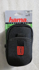 1154plu Geanta aparat foto camera bag Hama Syscase II cu locas de card si buzunar accesorii dimensiuni interioare 65x40x110mm foto