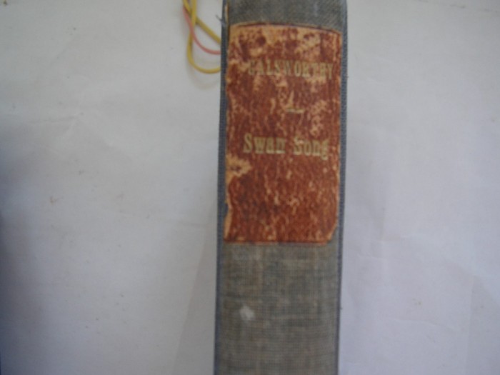 Swan song John Galsworthy,1929,r14