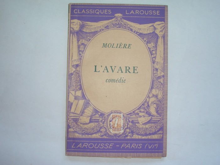 MOLIERE L&#039;Avare,r14