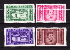 Timbre ROMANIA 1937/* 118 - CENTENAR. NASTERE I. CREANGA Serie compl. nestampilata foto