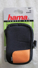 1178plu Geanta aparat foto camera bag Hama Fancy Turnover cu buzunar de accesorii dimensiuni interioare 65x15x100mm foto