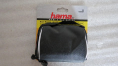 1123plu Husa gps husa aparat foto Navi Bag Hama impermeabila neagra dimensiuni interioare 11x8cm universal foto