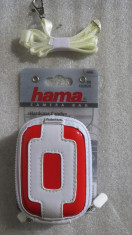 1167plu Geanta aparat foto camera bag Hama Hard Case Candy cu buzunar accesorii si snur de umar dimensiuni interioare 60x25x95mm foto