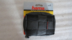 1122plu Husa gps husa aparat foto Navi Bag Hama Safetycase 30 neagra cu snur de umar dimensiuni interioare 11x8.5cm universal foto