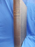 Fernard Priem, A.E. Brehm - La Terre, Inainte de Om, Paris 1893, 715 Pagini, 850 Gravuri, Geologie, Fauna Fosila