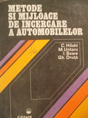 METODE SI MIJLOACE DE INCERCARE A AUTOMOBILELOR foto