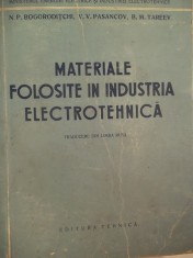 MATERIALE FOLOSITE IN INDUSTRIA ELECTROTEHNICA foto