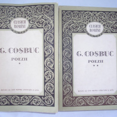 GEORGE COSBUC - POEZII, VOL 1-2, EDITIE AMPLA, 1957