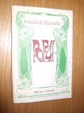 FRIEDRICH NIETZSCHE - Poezii - Editura Univers, 1980, 214 p.