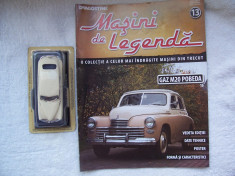 Revista Deagostini + Macheta Gaz M20 POBEDA (sigilata) 1/43 ! foto