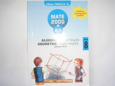 Algebra/geometrie,clasa a VIII-a,partea a II-a foto