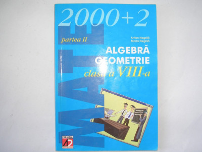 Algebra/geometrie,clasa a VIII-a,partea a II-a foto