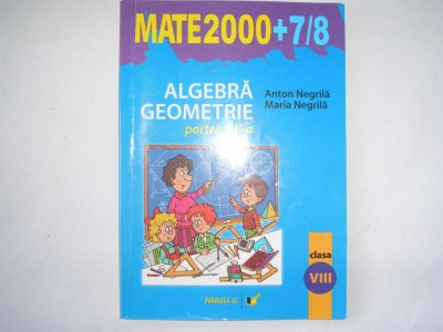 Algebra/geometrie,clasa a VIII-a,partea a II-a foto