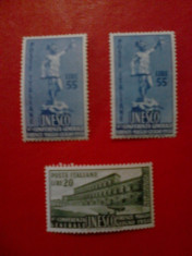 timbre Italia serie MNH si dublura Mi 791-792 cota 190 euro foto