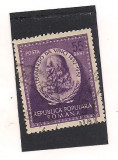 (No3)timbre-Romania 1952 L.P.326-500 DE ANI DE LA NASTEREA LUI LEONARDO DAVINCI, Stampilat