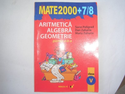 Aritmetica/algebra/geometrie,clasa a V-a,partea a II-a foto