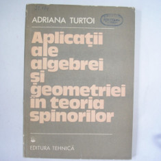 Aplicatii ale algebrei si geometriei in teoria spinorilor - Adriana Turtoi ,r18