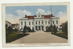 TURNU SEVERIN : PALATUL MUNICIPAL - circulata 1919 foto