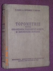 TOPOMETRIE PENTRU ORGANIZAREA TERITORIULUI AGRICOL SI IMBUNATATIRI FUNCIARE foto