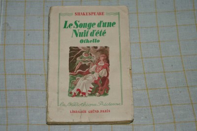 Shakespeare - Le Songe dțune Nuit dțete - Othello - Paris - 1939 foto
