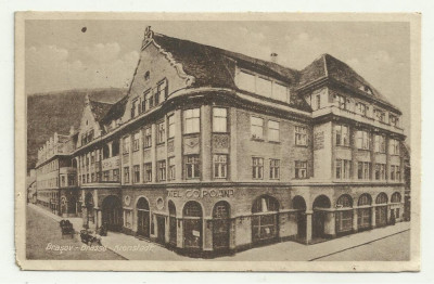 BRASOV : HOTEL COROANA - circulata 1930 foto