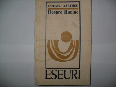 Roland Barthes-Despre Racine-Eseuri foto