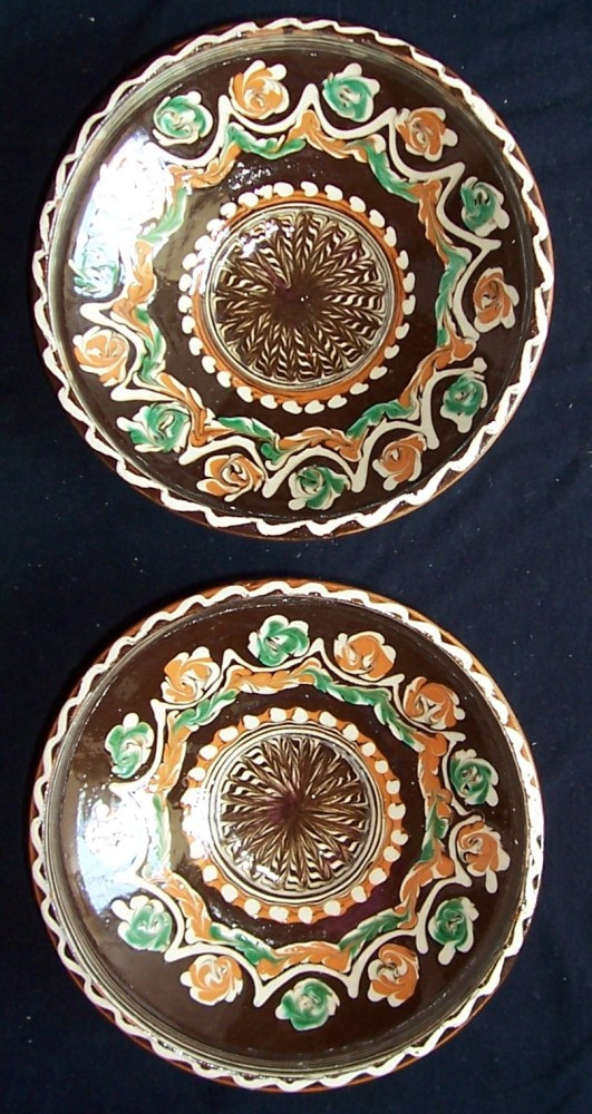 Strachini identice de HOREZU, ceramica smaltuita pictata manual, | Okazii.ro