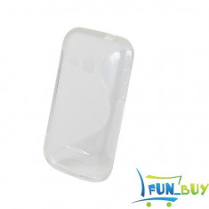 Husa silicon / Carcasa protectie Samsung Galaxy Mini 2 S6500 S Line Transparenta foto