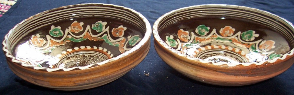 Strachini identice de HOREZU, ceramica smaltuita pictata manual, | Okazii.ro