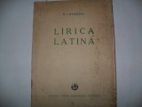 N.I.Herescu-Din lirica latina