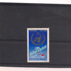 (No 2)timbre-Romania 1973-L.P.825-CENTENARUL ORGANIZATIEI METEOROLOGICE