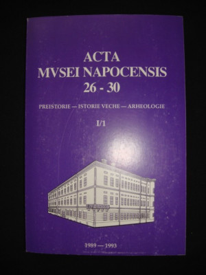 ACTA MVSEI NAPOCENSIS 26-30 I / 1 foto