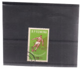 (No 3)timbre-Romania 1962 --L.P 535-RPR-Turneul de juniori U.E.F.A.- serie stamp