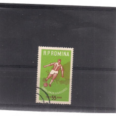 (No 3)timbre-Romania 1962 --L.P 535-RPR-Turneul de juniori U.E.F.A.- serie stamp