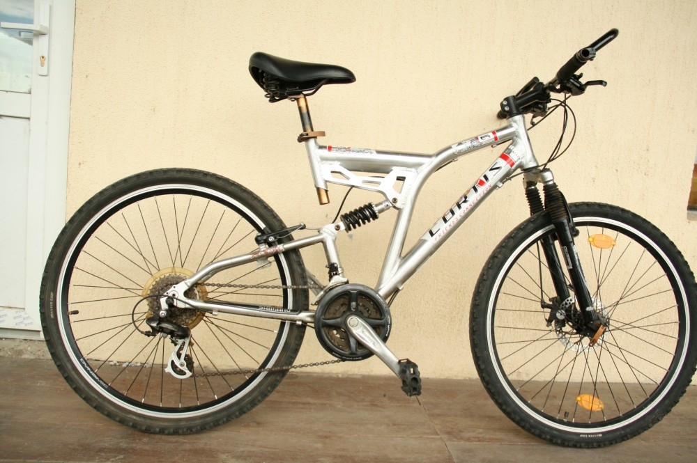 Mountain Bike Curtis Aluminium frame - full suspension - 48 cm - 8x3 viteze  | arhiva Okazii.ro