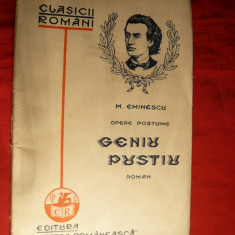 M. Eminescu - Geniu Pustiu -Ed. 1929